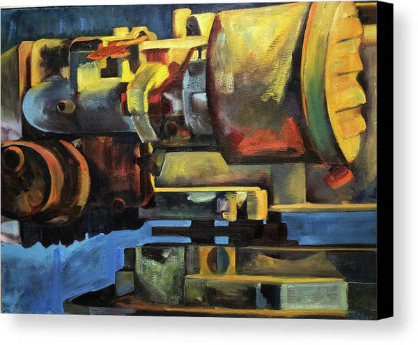 Blue Engine - Canvas Print