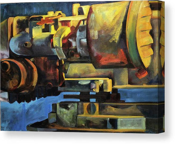 Blue Engine - Canvas Print