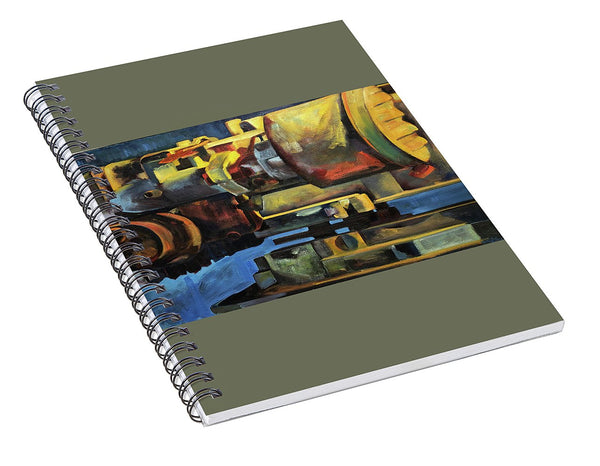Blue Engine - Spiral Notebook
