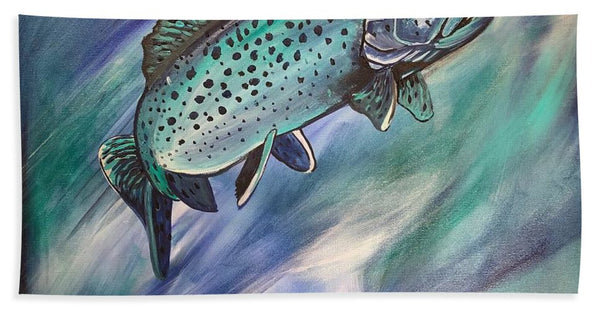 Blue Fish - Bath Towel
