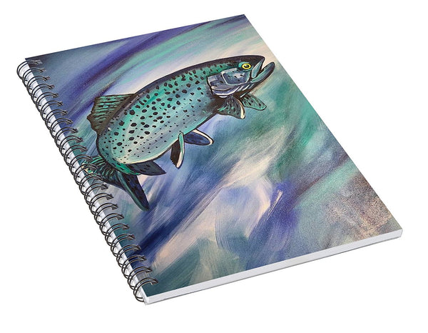 Blue Fish - Spiral Notebook