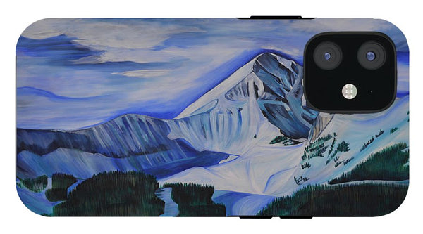 Bluebird Day on Lone Peak - Phone Case