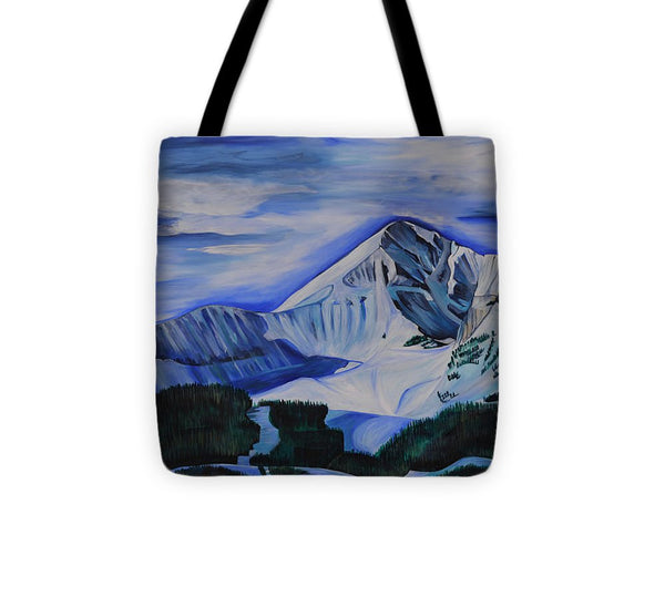 Bluebird Day on Lone Peak - Tote Bag