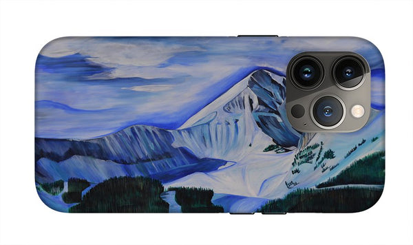 Bluebird Day on Lone Peak - Phone Case