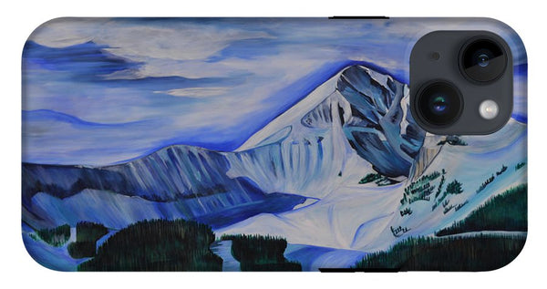 Bluebird Day on Lone Peak - Phone Case