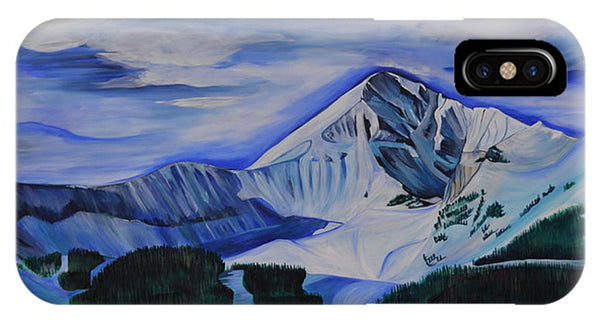 Bluebird Day on Lone Peak - Phone Case