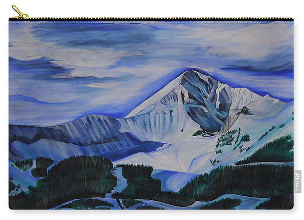 Bluebird Day on Lone Peak - Carry-All Pouch