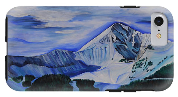 Bluebird Day on Lone Peak - Phone Case
