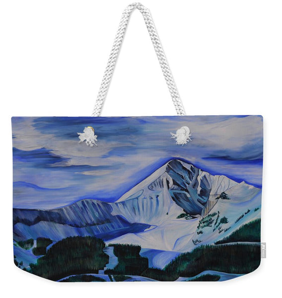 Bluebird Day on Lone Peak - Weekender Tote Bag