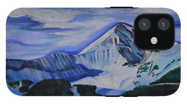 Bluebird Day on Lone Peak - Phone Case