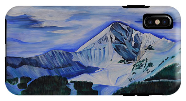 Bluebird Day on Lone Peak - Phone Case