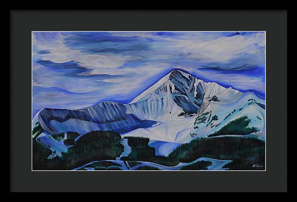 Bluebird Day on Lone Peak - Framed Print