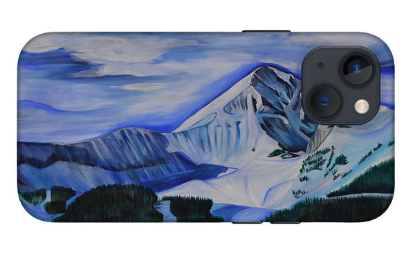 Bluebird Day on Lone Peak - Phone Case