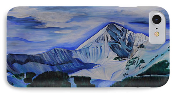Bluebird Day on Lone Peak - Phone Case