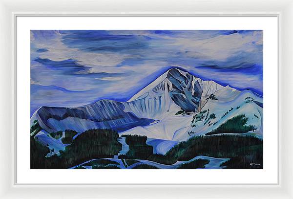 Bluebird Day on Lone Peak - Framed Print