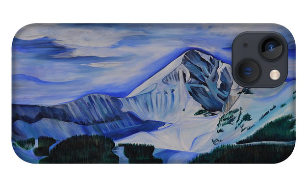 Bluebird Day on Lone Peak - Phone Case