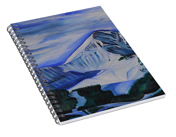 Bluebird Day on Lone Peak - Spiral Notebook
