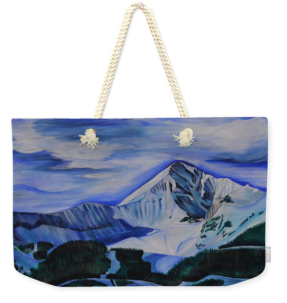 Bluebird Day on Lone Peak - Weekender Tote Bag