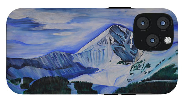 Bluebird Day on Lone Peak - Phone Case