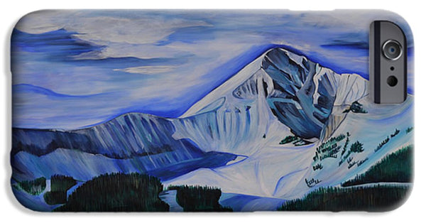 Bluebird Day on Lone Peak - Phone Case
