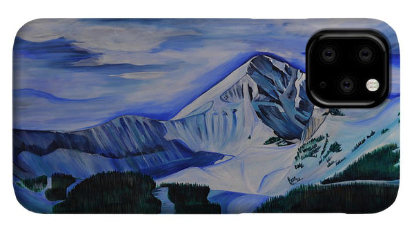 Bluebird Day on Lone Peak - Phone Case