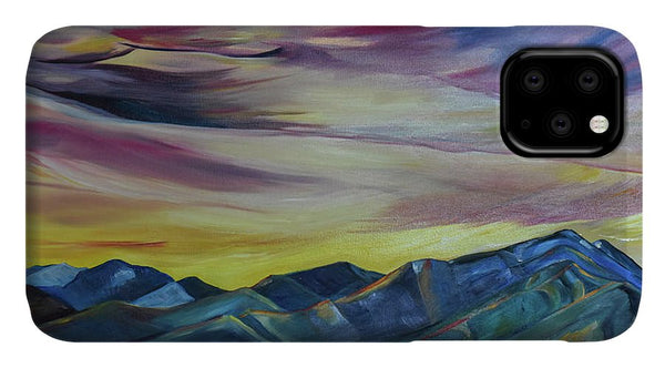 Bridger Mountains, Sunise - Phone Case
