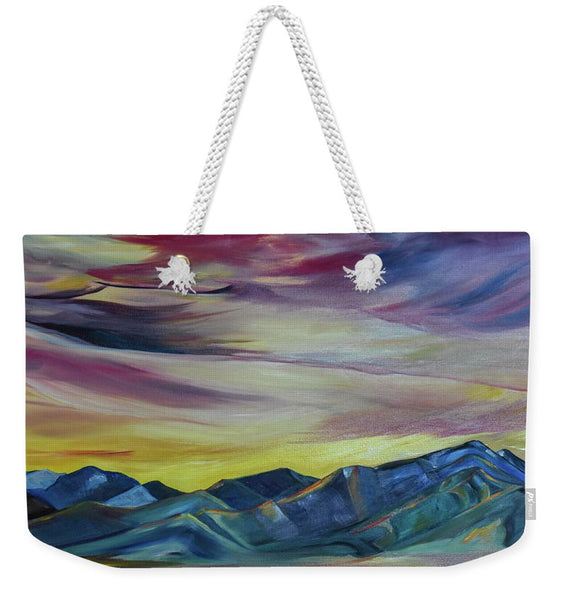 Bridger Mountains, Sunise - Weekender Tote Bag