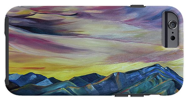 Bridger Mountains, Sunise - Phone Case
