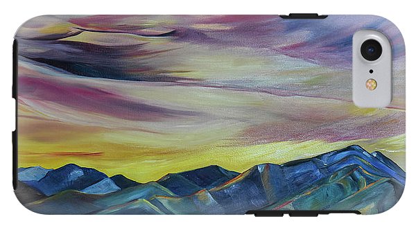 Bridger Mountains, Sunise - Phone Case