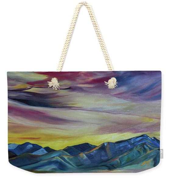 Bridger Mountains, Sunise - Weekender Tote Bag