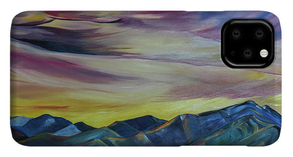 Bridger Mountains, Sunise - Phone Case