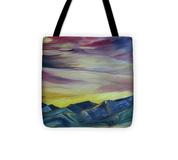 Bridger Mountains, Sunise - Tote Bag