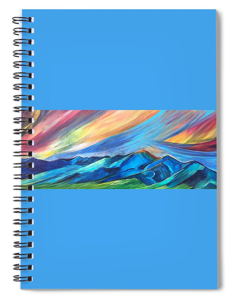Bridger Sunset - Spiral Notebook