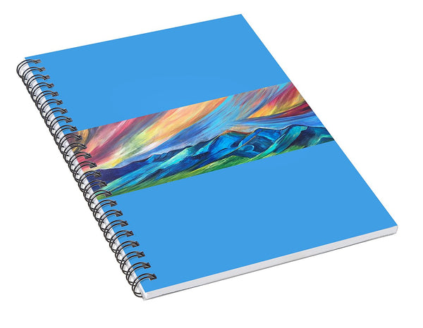 Bridger Sunset - Spiral Notebook