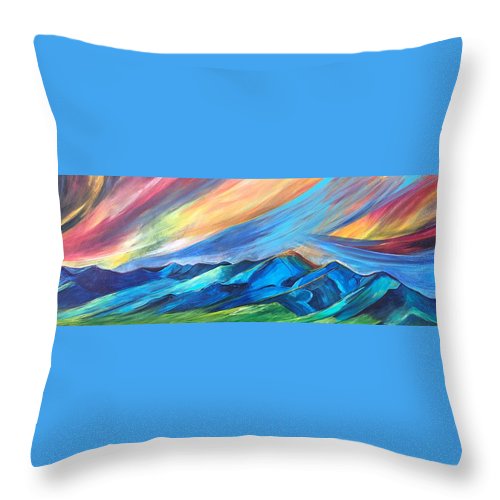 Bridger Sunset - Throw Pillow