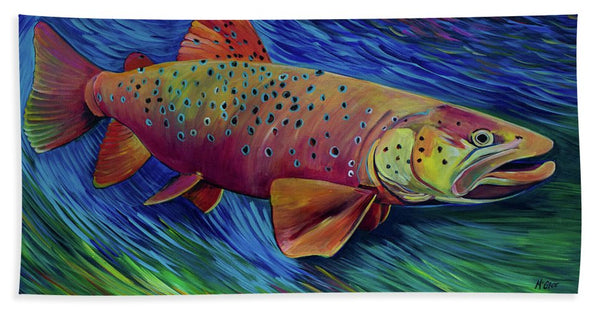 Brown Trout - Beach Towel