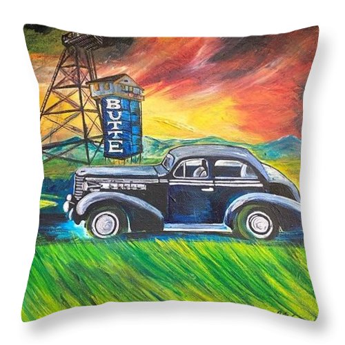 Butte, America - Throw Pillow