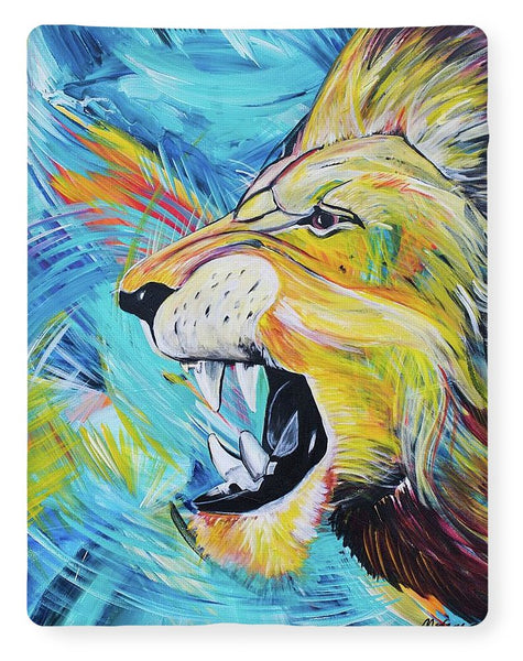 Covid-19 Lion - Blanket