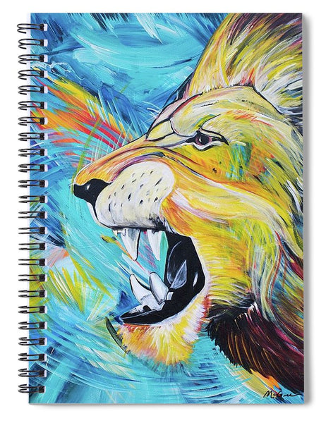 Covid-19 Lion - Spiral Notebook