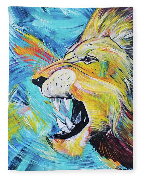 Covid-19 Lion - Blanket