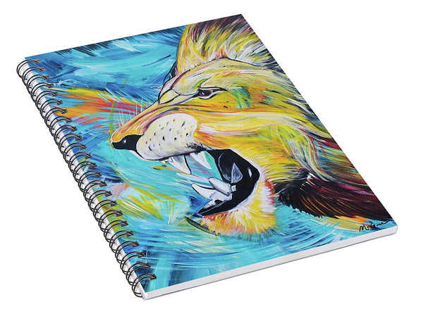 Covid-19 Lion - Spiral Notebook