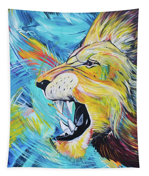 Covid-19 Lion - Tapestry