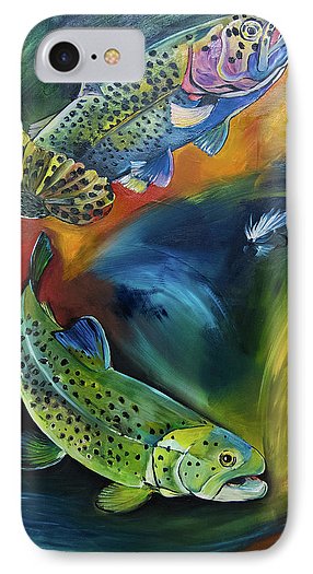 Dancing Trout - Phone Case
