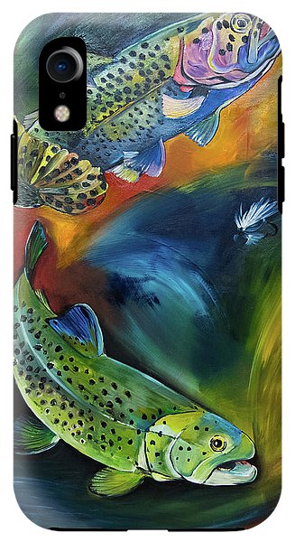 Dancing Trout - Phone Case