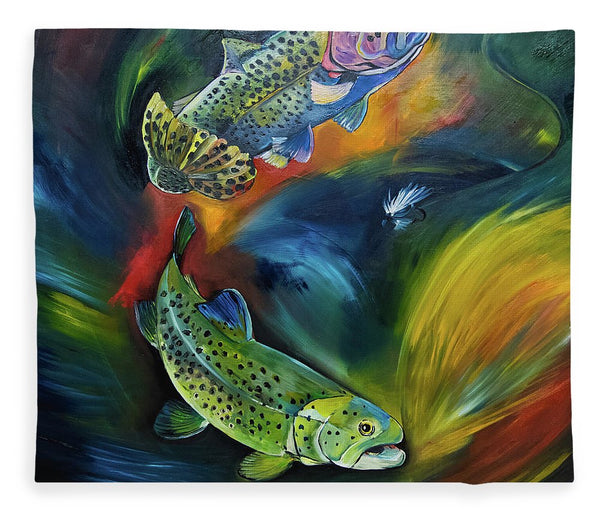 Dancing Trout - Blanket