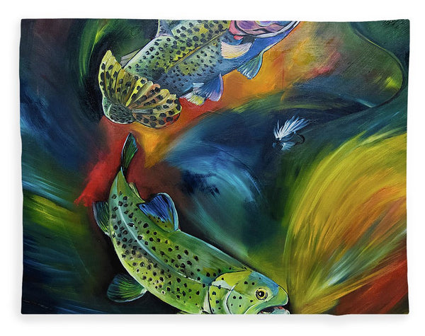 Dancing Trout - Blanket