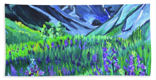 East Rosebud Lake - Bath Towel