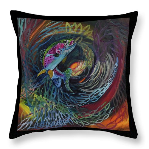 Fish Dance - Throw Pillow