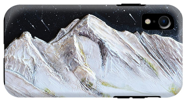 Gallatin Peak under the Stars - Phone Case