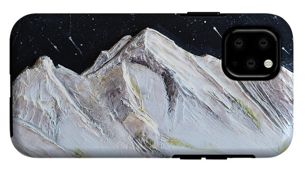 Gallatin Peak under the Stars - Phone Case